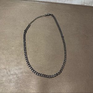 Silver small Cuban Chain Choker
